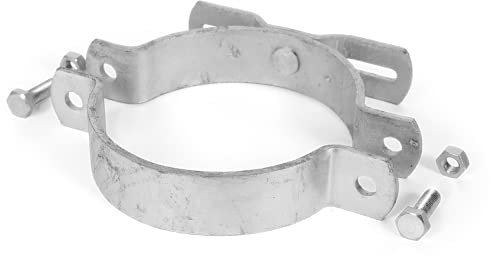 Rohrschelle für Flach-Verkehrszeichen,Typ R607,Lochabstand 70mm,Pfosten-Ø108mm