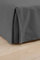 Jotex Couleur Jupon de lit en Coton Bio, Hauteur 45 cm, Gris foncé, 180 x 200 cm