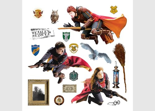 Harry Potter, adesivo da parete per cameretta dei bambini, decorazione per bambini, di AG Design, 30 x 30 cm, ADKS 3830