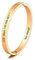 INBLUE Personalisiertes Inspirierendes Armband für Frauen, Individueller Armreif mit Eingravierten Motivierenden Mantra-Sprüchen und Zitaten (Roségold & 6 mm Breite)