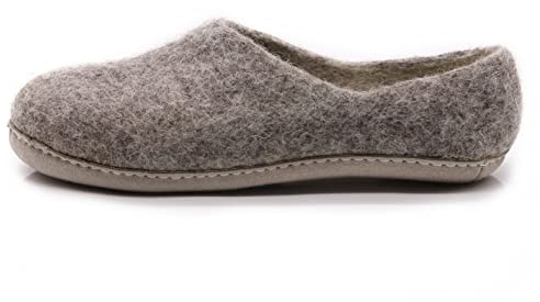 Nootkas Women's Felted Merino Wool 'Victoria' House Shoe (Heather - 7.5-8.0)