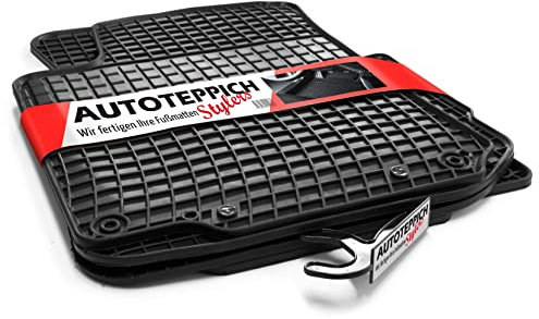 AUTOTEPPICH-STYLERS Gummimatten passend für VW T5 + T6 Bus Bulli ab 2003-
