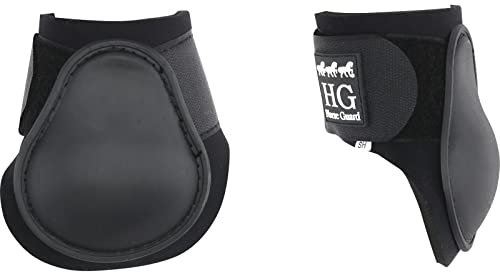 Horse Guard Hartschalen-Streichkappen 2 Stück - schwarz - Full