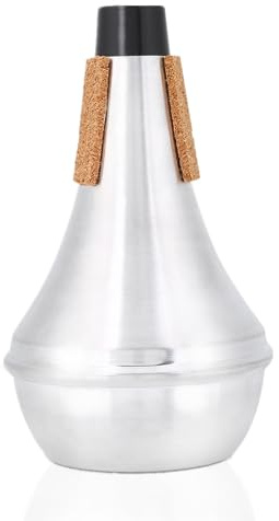 Cornet Mute Silencer, Aluminiumlegierung Messing Musikalische Korkstreifen Üben Sie Straight Mute