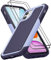 Jeylly Designed for iPhone 11 Case, Phone Case for iPhone 11, [Military Grade Drop Protection] Non Slip Texture Anti Scratch Hard Back Phone Cover, Purple