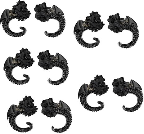 minkissy 10pièces Pince à Cheveux Femme Accessoire De Fête Gothique Avec Cornes De Mouton Décoration Créative Pour Cosplay Et Événements Festifs