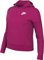 Nike W NSW Club FLC STD Po HDY Haut à Capuche à Manches Longues, Rose, s Femme