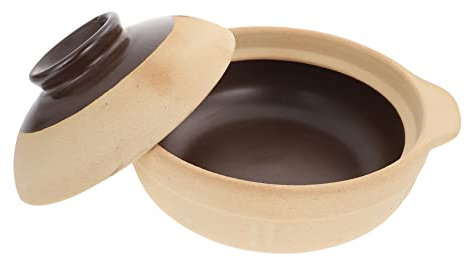 IMIKEYA Cocotte Céramique Avec Couvercle Pour Cuisson Uniforme Et Conservation De Chaleur Compatible Four Et Micro-ondes