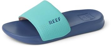 Reef Girls Kids One Slide Sandals, Dusk Aqua, 4 UK