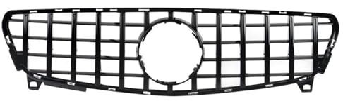 DZSYINGCHUSM Kühlergrill Für Mercedes A Klasse W176 2016 2017 2018 GT Stil Kühlergrill Glanz Schwarz Auto Zubehör Front Nieren Kühlergrill