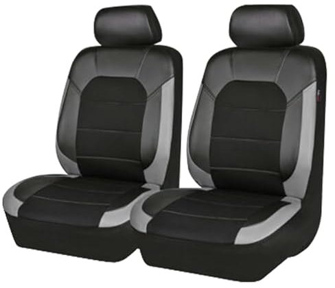 GTFRFD Auto Schonbezüge für Hyundai Kona Hybrid SX2 2024-2025, Universelle Sitzbezüge, PKW-Sitzschoner für Auto, Van, SUV, Leder, Schwarz