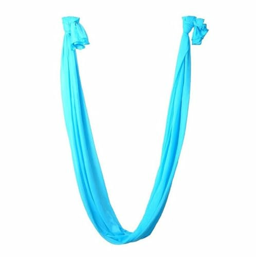 Tela de seda, duradera, multifuncional, elástica, accesorio de entrenamiento, Hamaca de yoga aérea, yoga, pilates, herramienta de inversión para principiantes y profesionales,Tejido elástico sin costu