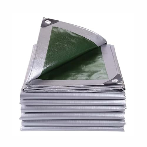 SRHIMEOS Bâche Imperméable Multi-usages avec Oeillet 1.5x8m, Bache De Protection Robuste, Couverture Étanche Bâches pour Bois De Cheminée, Camping Et Bateau