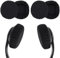 2 Pairs Headphone Earpad Covers, Headphone Sweat Covers, Washable and Stretchable Ear Pads for Gym Libraries, Studying Gaming (9-11 cm)