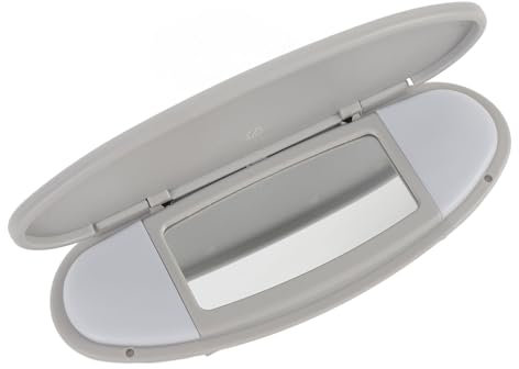 Sun Visor Vanity Mirror Cap, Clear Vision, Easy Installation for R55 R56 R57 R58 R59 R60 R61 2007 to 2014, Made From High Grade ABS + Glass Materials, OE Numbers 51167361833,