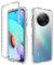 PANXIYUE Funda Xiaomi Redmi A3, 360 Grados Doble Protección Ultrafina Silicona TPU Frente y PC Back Carcasa para Xiaomi Redmi A3-Transparente