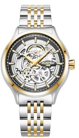 ROAMER Herren Analog Uhr mit Edelstahl Armband 101984 47 85 10