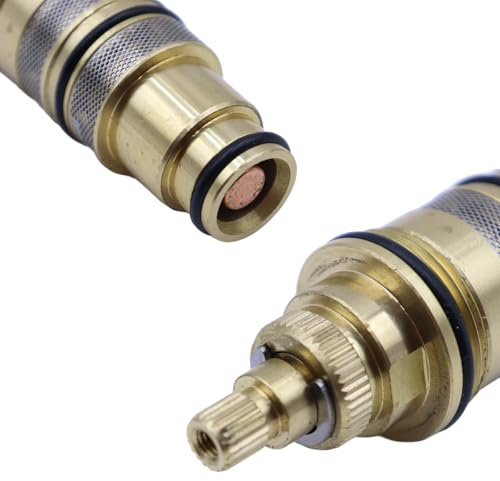 ANCLLO Thermostat Badewanne Wasserhahn Dusche Ventil Ersatz Teil Temperatur Control Dusche Mixer Heiße und Kalte Temperatur Regelventil H-9