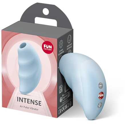 Fun Factory Intense | Druckwellenvibrator für Frauen | IPX7 wasserdicht | berührungslose Klitorisstimulation | 11 Druckwellenprogramme | Sexspielzeug | Erotik | Hautfreundliches Silikon