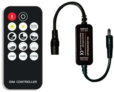 LED Controller LED Dimmer Remote Control Single Color Double White RGB RGBW TV Desktop Screen Backlight LED Light Strip(Lilac Colour)
