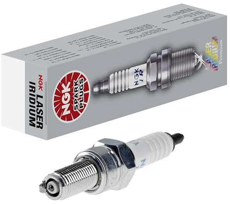 NGK Zündkerze CR7EIA-9, 91175 | Laser Iridium | 1 Stück | 0,6 mm Iridiummitte, platingeschliffen. Erstausrüsterqualität für 80.000-100.000 km effiziente, zuverlässige Zündung.