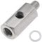 Be In Your Mind 1/8 NPT Tee Connector Adapter, DIY Connecting Turbo Oil Line Pressure Sendor- Stainless Steel