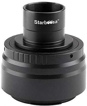 Starboosa Teleskop Kamera Adapter Halterung für Full-Frame spiegellose Canon EOS R Serie - mit 1,25 Zoll T-Adapter - für Teleskop Prime Focus und Fotografie