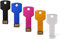 USB Flash Drives 5 Pack 64GB USB 2.0 Metal Thumb Drives K&ZZ Jump Drive Memory Stick Key Shape for Students,Office,Company- Multicolor
