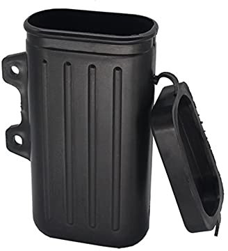 Motorrad Aufbewahrungsbox,Asudaro Kleine Motorrad Werkzeug Aufbewahrungsbox Wasserdicht Motorrad Wartungs Werkzeugkasten ABS Halter Behälter Kompatibel mit DR250 Djebel TW200 TW225,Schwarz