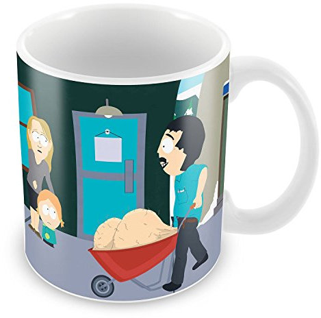 French Unicorn Mug Tasse dessin serie south park randy marsh balls couilles humour