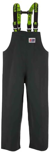 Stormline Stormtex 669 Midweight 500gsm PVC Waterproof Workwear Bib and Brace Overtrousers for Farming, Construction, Horticulture, Workwear, Fishing, Angling - Blue, Green, Orange, Yellow