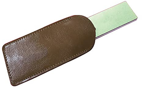 Knife Sharpener, Pocket Double-Side Diamond Ceramic Whetstone 400 & 1000 Grit Sharpening Stone for Kitchen, Outdoor and Home