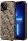 GUESS GUHCP14SG4GFBR Hülle für iPhone 14 6,1 braun Hard case 4G Metal Gold Logo