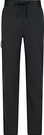 Mountain Warehouse Adventure Water Resistant Womens Trousers - Windproof Ladies Bottoms with Elastic Waistband, Lots of Pockets - Spring Summer, Outdoors, Trekking