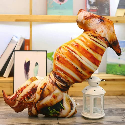 Ermano Peluche Juguetes creativos para Hornear muñecas Blandas con Almohada de Calamar Relleno simulado de Peluche de 58cm