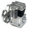 3HP 2.2KW Air Compressor Pump Motor Head Cylinder Piston Style Air Compressor Pump Head 205L/min Air Tool with Silencer Oil Lubricated
