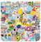 100 Pz stickers aesthetic Sticker Pc Portatile, Adesivi Chitarra Stickers Impermeabil per pc，Computer，Chitarra ecc