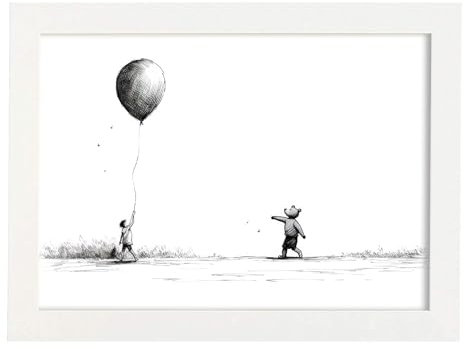 Nacnic Buckelwal Blatt. In Horizontale Kindergartendrucke Poster. Ästhetische dekorative Gemälde für Ihr Wohnzimmer, Schlafzimmer, Zuhause Größen A4 mit weißen Rahmen