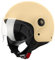 VINZ Duoro Roller Helm Jet Helm Mopedhelm Herren und Damen | in Gr. XS-XXL | Jethelm mit Visier | ECE 22.06 Zertifiziert | Motorradhelm | Erhältlich Creme