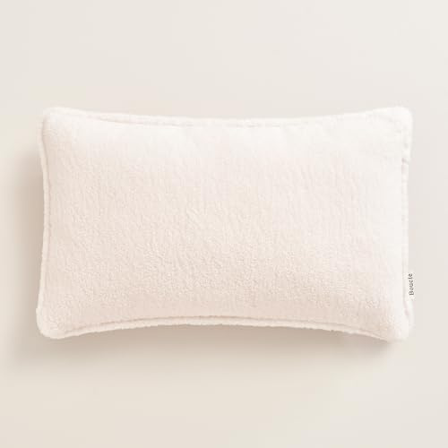 room99 Boucle 30 x 50 cm Zierkissenbezüg Kissenbezüg Kissenhüll Dekorative Dekokissen Wurfkissenbezug Deko Aesthetic Modern Schlafzimmer Wohnzimmer Teddy Creme,1 Stück