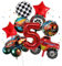 Auto Geburtstagsdeko 5 Jahre Wheels Luftballons Jungen- Kindergeburtstag Deko Car Folienballon Happy Birthday Geburtstag Balloon Partyzubehör für Kinder Racing Theme Party Geburtstag Supplies ballon