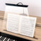 Classic Cantabile SM Pianoleuchte Easy - Dimmbare Klavierlampe mit Memory-Funktion - Tischlampe mit Schwanenhals - Warm-weißes Licht mit 18 LEDs - Notenpultleuchte mit Touch - Klavierleuchte Schwarz