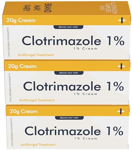 Jock Itch Antifungal Cream, Anti Fungal Skin Cream, Psoriasis Cream, Ringworm Treatment for Humans, Psoriasis Scalp Treatment, Provides Soothing Relief - 20g - Pack of 3