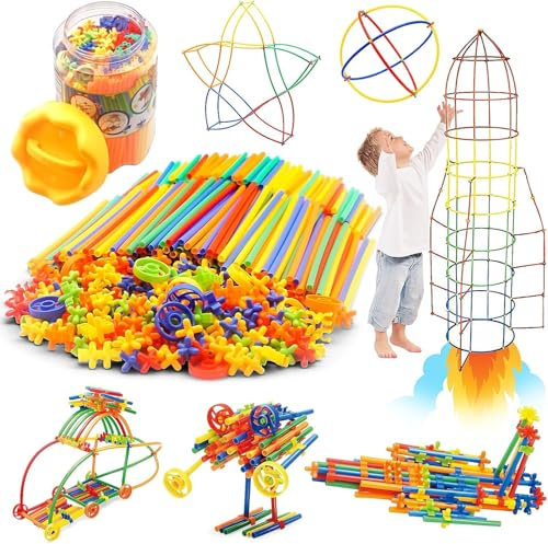 Toy 240 Tubes Building Straws