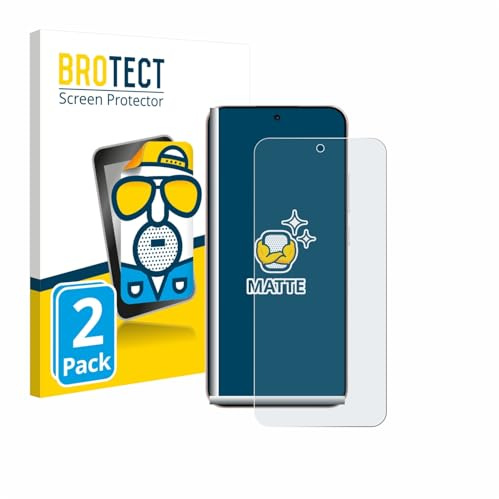 BROTECT Schutzfolie für Oppo Reno 14 | 2 Stück Entspiegelnder Displayschutz Made in Germany Matte Displayschutz-Folie Anti-Reflex Anti-Fingerprint Einfache Montage