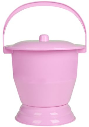 HEALLILY Pot de Chambre pour Garçon et Filles, Urinoir Portable avec Couvercle, Bébé et Garçon et Filles, Rose, Pp, Ergonomique, Apprentissage Propreté, Chambre et Toilette Réutilisable