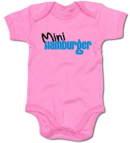 G-graphics Mini Hamburger Baby-Body 250.0064 (0-3 Monate, pink)