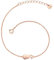 GLANZSTÜCKE MÜNCHEN Damen-Armband Seepferdchen Sterling Silber rosévergoldet - Seepferd Silberarmkettchen mit Anhänger Freundschaftsarmbänder