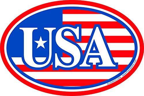 Prismatix Patriotischer Magnet – Amerikanische Flagge mit hellen Farben – langlebige Magnete für Autos – Kühlschrank und AutoAufkleber – gut gestaltete magnetische KühlschrankAufkleber –