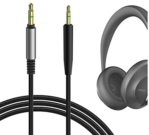 GEEKRIA QuickFit Audio Kabel Kompatibel mit Bose QC 45, QC 35 Series II, QC 35, QC 25, NC700, Headphones-700 Kopfhörer, 2.5mm Ersatz-Stereokabel für Kopfhörer (1.2m)